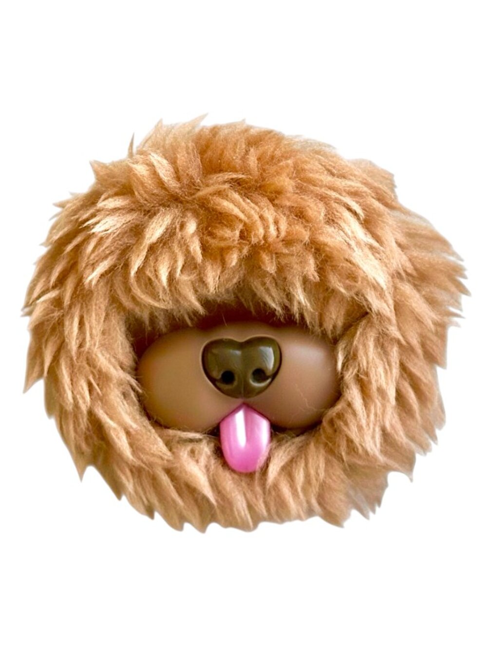 Bath & Body Works Brown Shaggy Dog Visor Car Clip Fragrance Holder